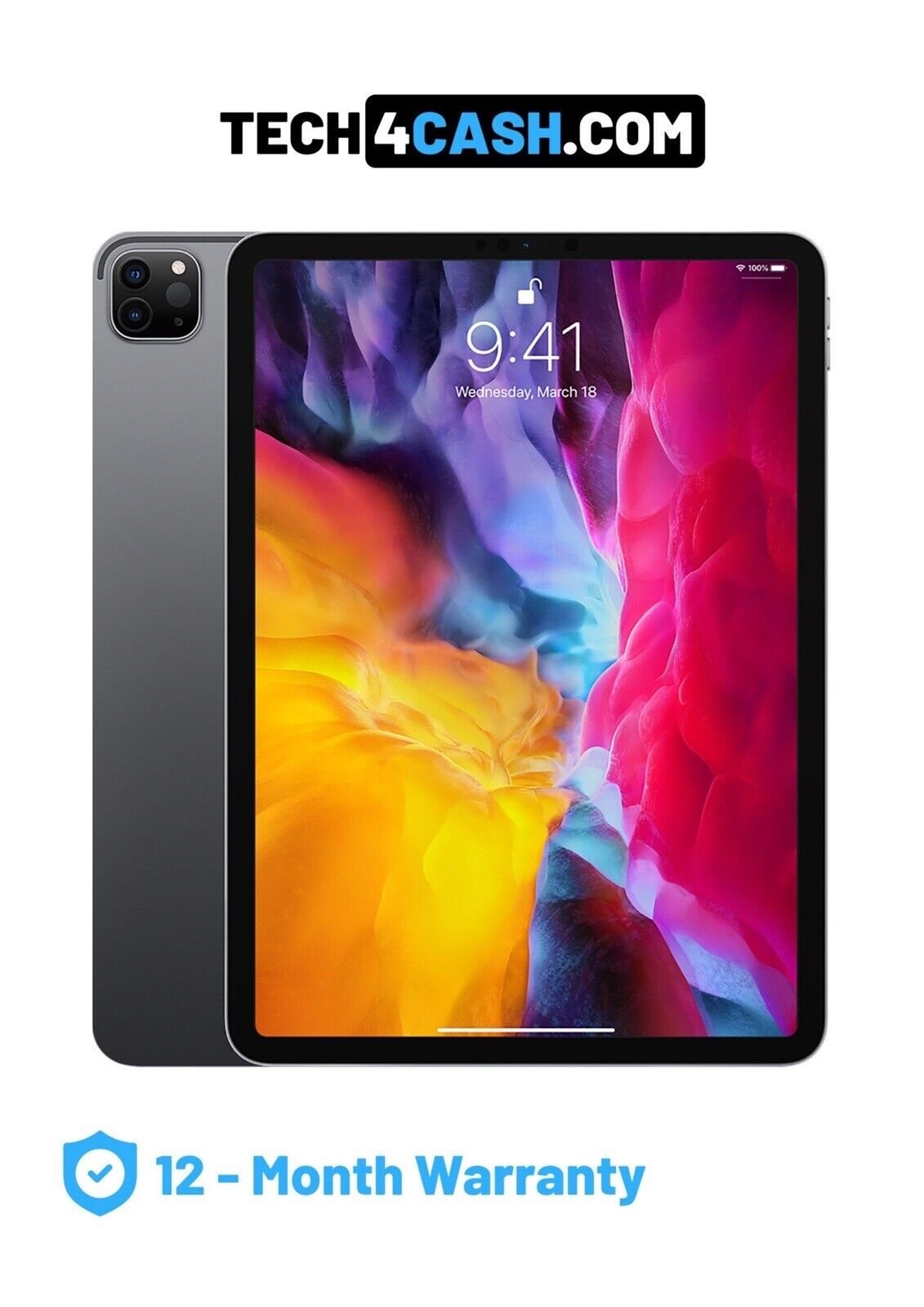 Apple iPad Pro 11"" 2a generazione 2020 256 GB Wi-fi + Cel grigio siderale buono