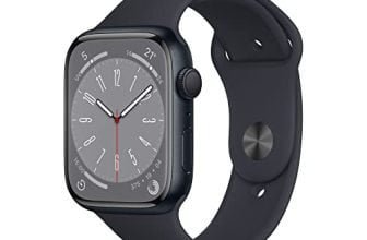 Apple Watch Series 8 (GPS, 45mm) Cassa in Alluminio Color Mezzanotte con Cinturino Sport Color Mezzanotte (Ricondizionato)