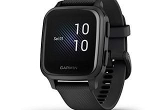 Garmin Venu Sq Music, Smartwatch GPS Sport con Lettore Musicale, Monitoraggio della Salute e Garmin Pay, Nero (Nero/Ardesia) (Ricondizionato)
