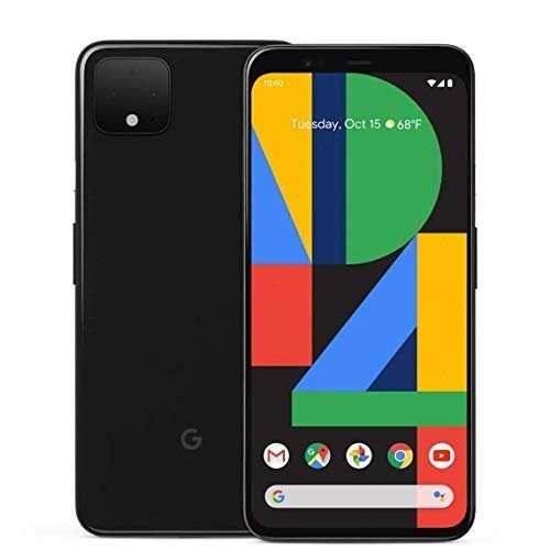 Google Pixel 4 64 GB Telefono cellulare, nero, Just Black, Android 10 (ricondizionato)