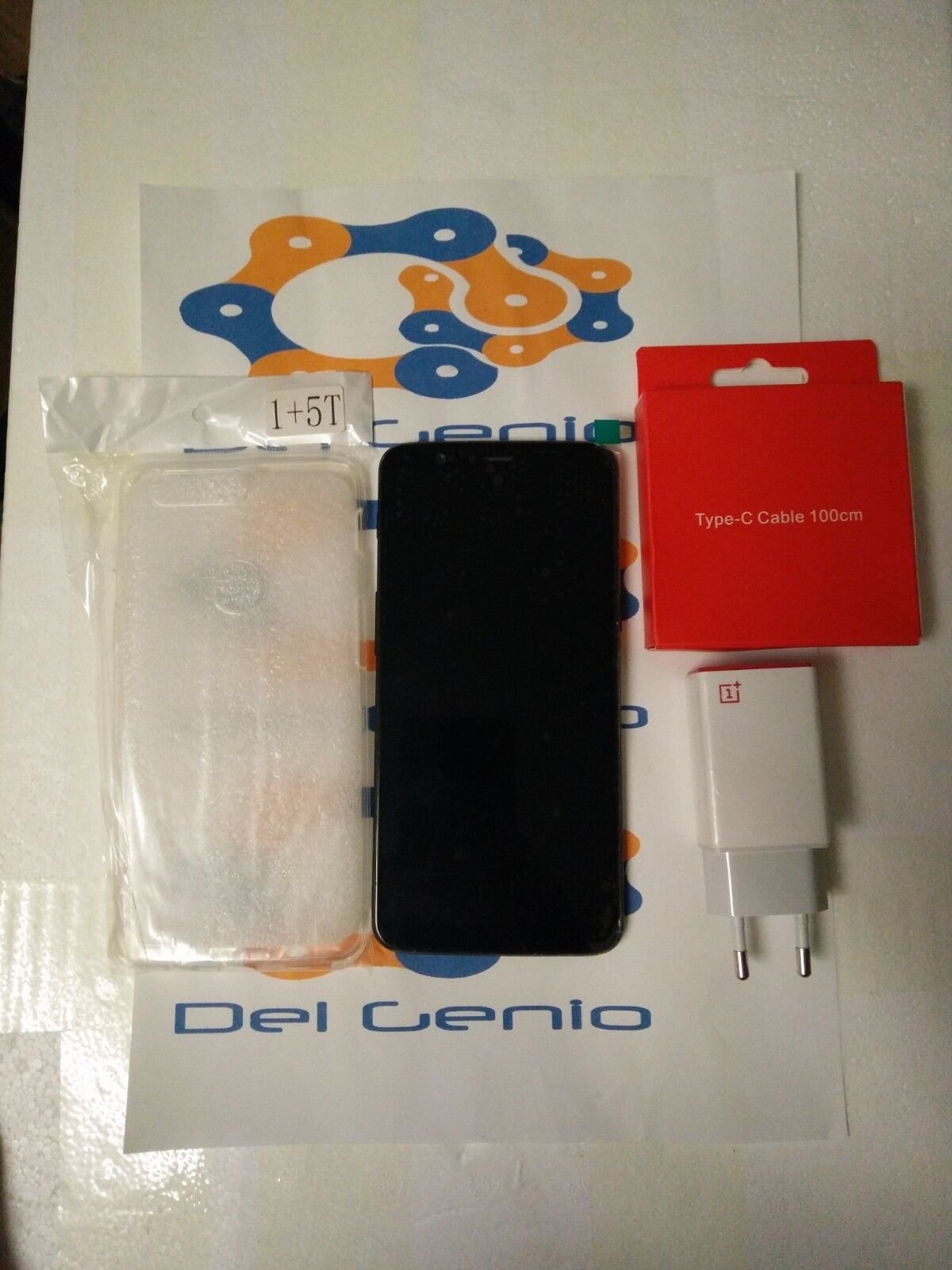 ONEPLUS 5T A5010 DUAL SIM LTE 8GB + 128GB Midnight Black Stock ITALIA GRADE AAA+