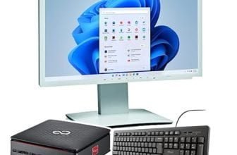 Pc Renewed Mini Pc Computer Fisso Completo All in one desktop ricondizionato Fujitsu Esprimo Q920 Intel Core i5 – SSD 240 GB -RAM 8 GB -Monitor 24” B24w - Windows 11 Pro (Ricondizionato)