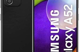 Samsung Galaxy A52 Smartphone, Dual Sim , Display Infinity-O FHD+ da 6,5 pollici, 6 GB RAM e 128 GB di memoria interna espandibile, Black [Versione Italiana] (Ricondizionato)