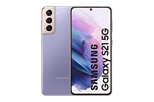 Samsung Smartphone Galaxy S21 5G da 128 GB con sistema operativo Android colore viola (Ricondizionato)