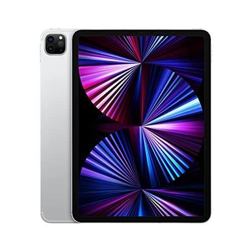 2021 Apple iPad Pro (11-pollici, Wi-Fi + Cellulare, 128GB) - Argento (Ricondizionato)