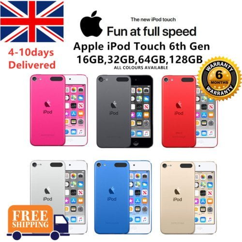 >> Apple iPod Touch 6a generazione 16 GB, 32 GB, 64 GB, 128 GB - GARANZIA 180 GIORNI <<