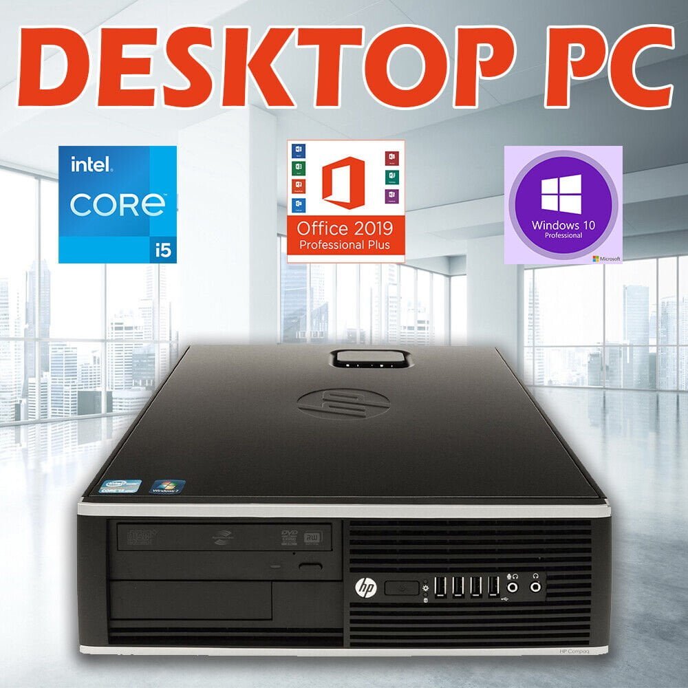 COMPUTER Rigenerato HP 8300 SFF CORE I5 8GB SSD 480GB WIN 10 PRO + OFFICE