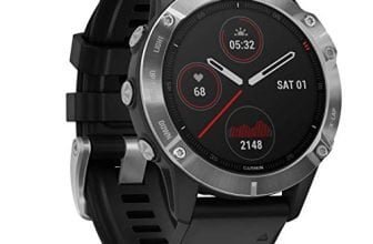Garmin Fenix 6 GPS Smartwatch Multisport 47mm, Display 1,3”, HR e saturazione ossigeno al polso, Pagamento contactless Garmin Pay, Colore Nero/Siver (Ricondizionato)