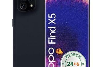 OPPO Find X5 5G Smartphone 256GB 8GB RAM, Dual Sim, Nero (rigenerato)