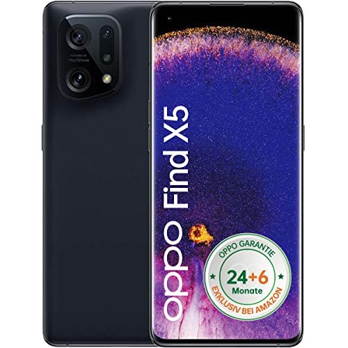 OPPO Find X5 5G Smartphone 256GB 8GB RAM, Dual Sim, Nero (rigenerato)