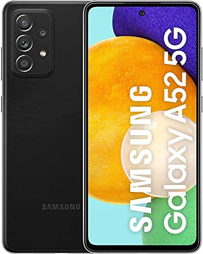 Samsung Galaxy A52 5G - Smartphone 128GB, 6GB RAM, Dual Sim, Black (Ricondizionato)