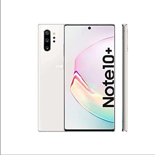 SAMSUNG Galaxy Note 10+ 5G, 256GB, Aura White (Ricondizionato) Smartphone Originale di fabbrica in esclusiva per il mercato europeo (versione internazionale)