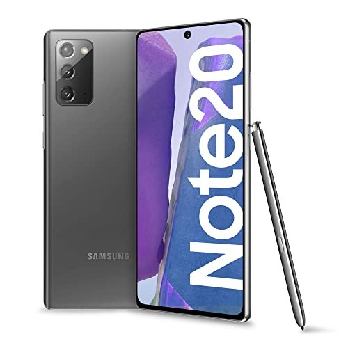 Samsung Galaxy Note20 Smartphone, Display 6.7" Super Amoled Plus Fhd+, 3 Fotocamere Posteriori, 256Gb, Ram 8Gb, Batteria 4300 Mah, Dual Sim + Esim, Android 10, Mystic Gray (Ricondizionato)